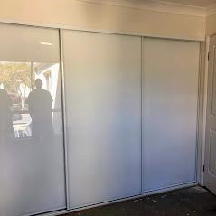 Pure White Painted Glass Doors