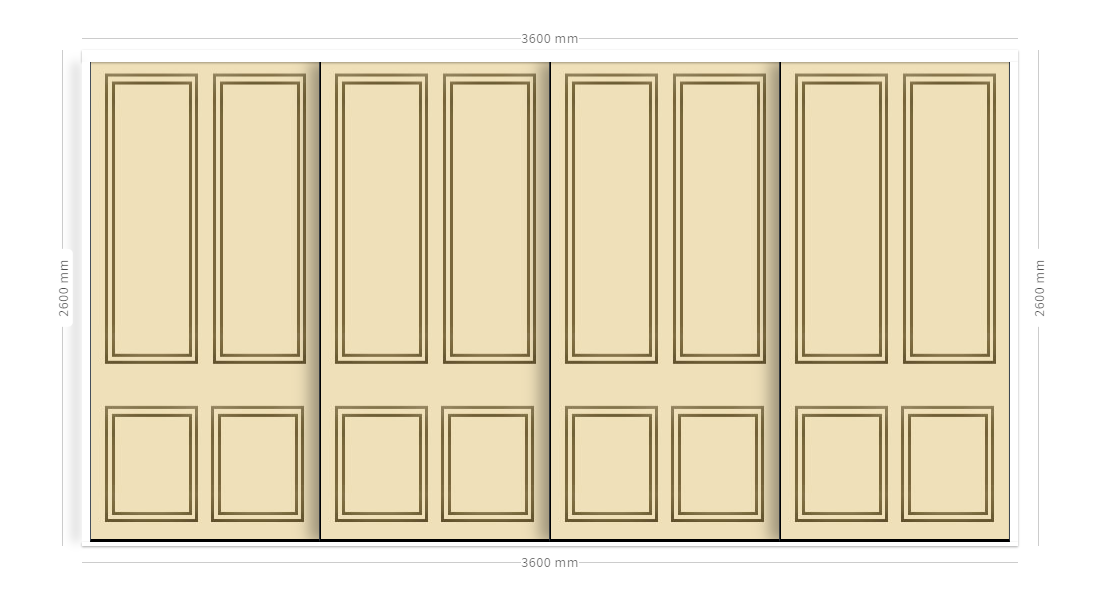Door Set (Bed) Spacemaker Wardrobes