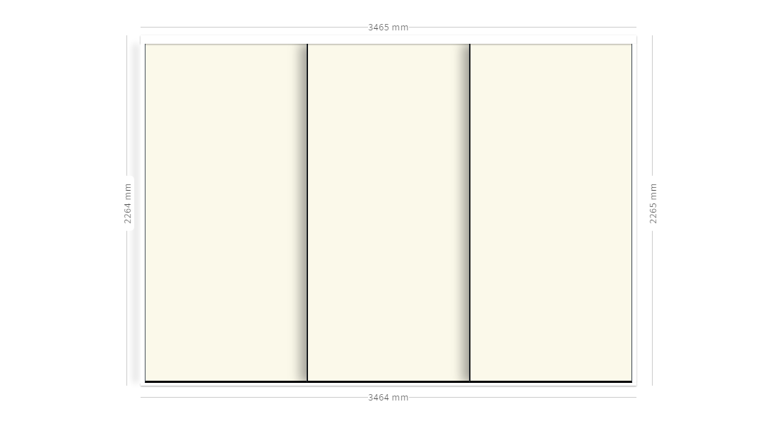 Door Set (Bed down Unit 2) Spacemaker Wardrobes