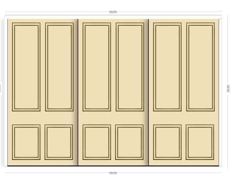 Door Set (Bedroom ) Spacemaker Wardrobes
