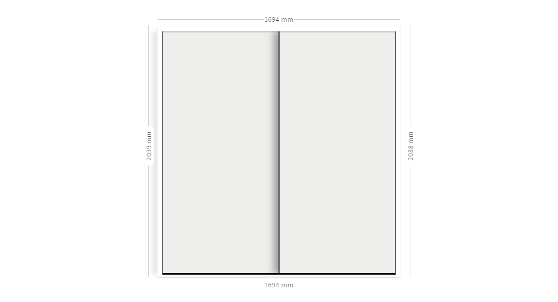 Door Set (Linen Cupboard) Spacemaker Wardrobes
