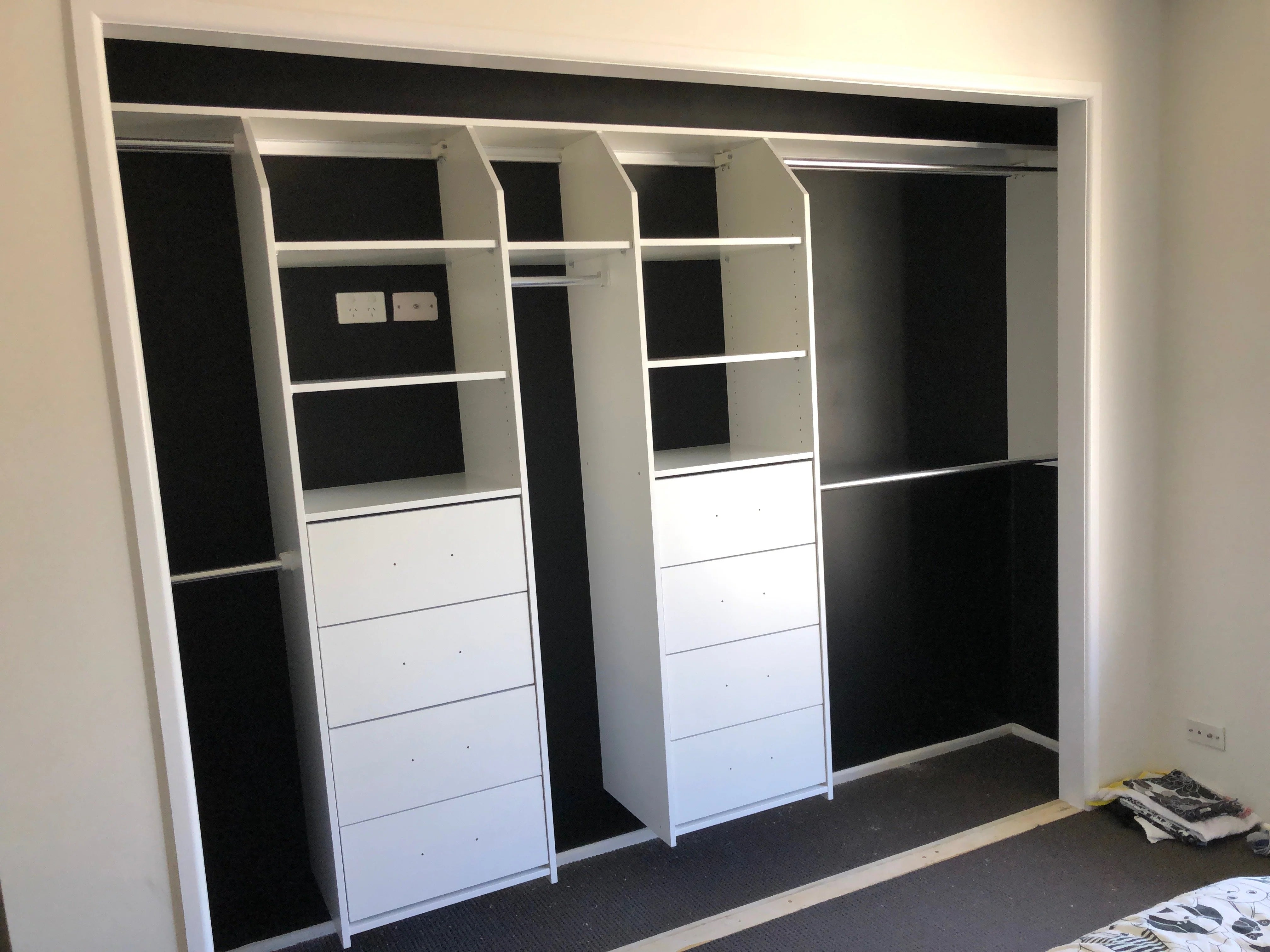 Wardrobe shelving