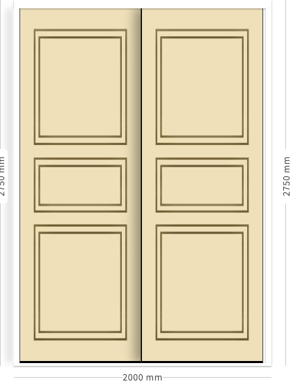 Door Set (Bedroom Robe - 16/11/2025, 14:50:28) – Spacemaker Wardrobes