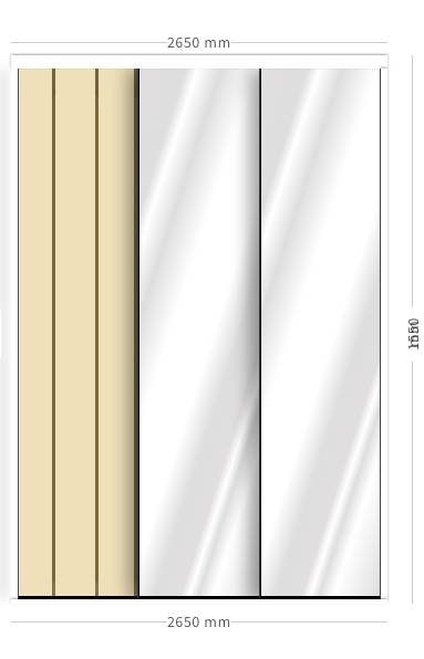 Door Set (Linen cupboard )