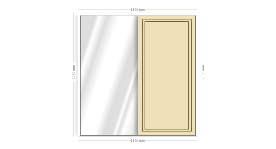 Door Set (April Wardrobe) – Spacemaker Wardrobes