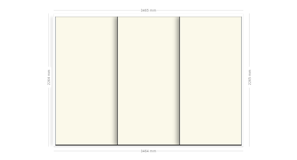 Door Set (Bed down Unit 2) Spacemaker Wardrobes