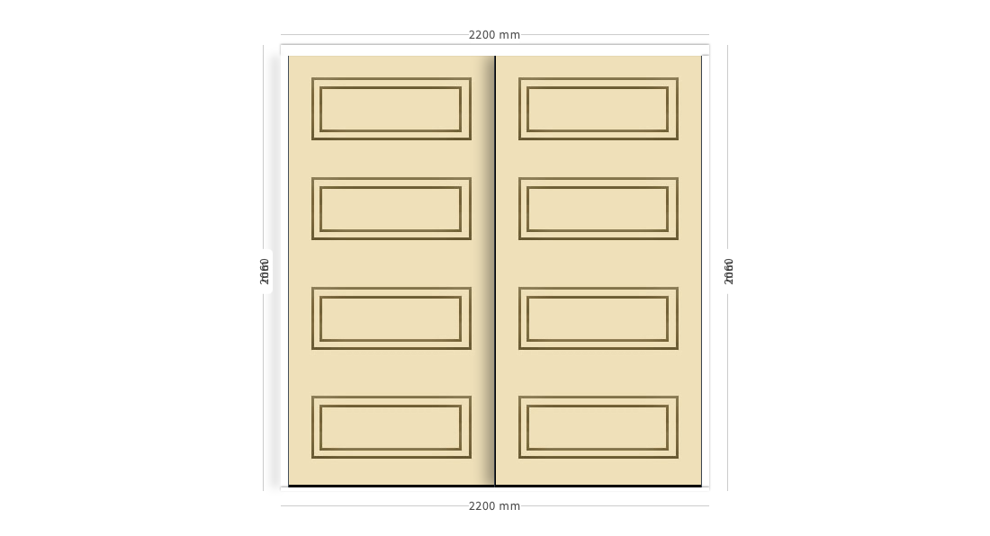 Door Set (Bedroom)