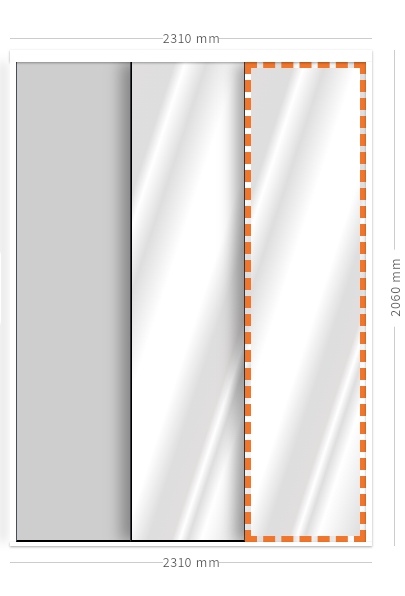 Door Set (Bedroom wardrobe)