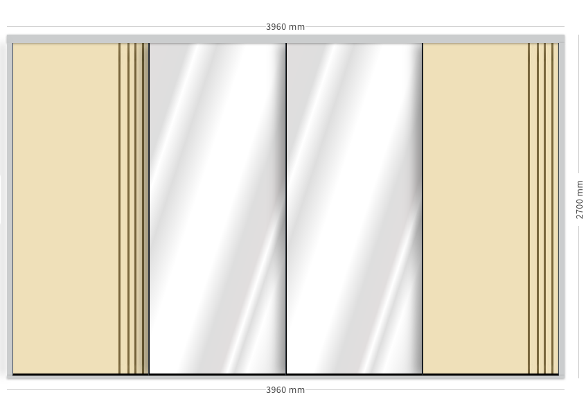 Door Set (Bedroom wardrobe)