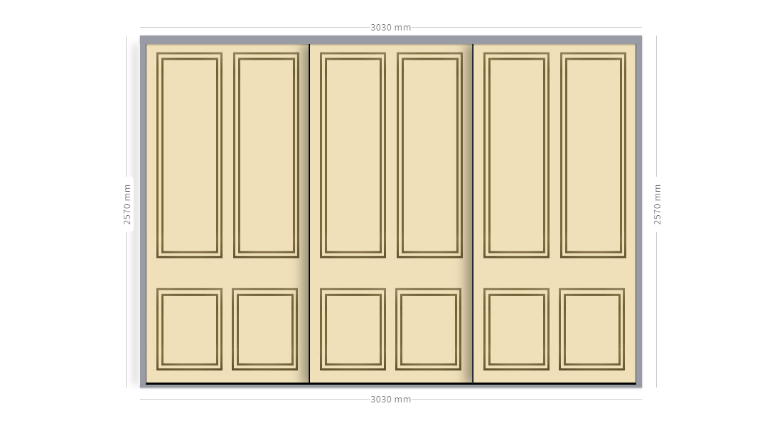 Door Set (Bedroom wardrobe)