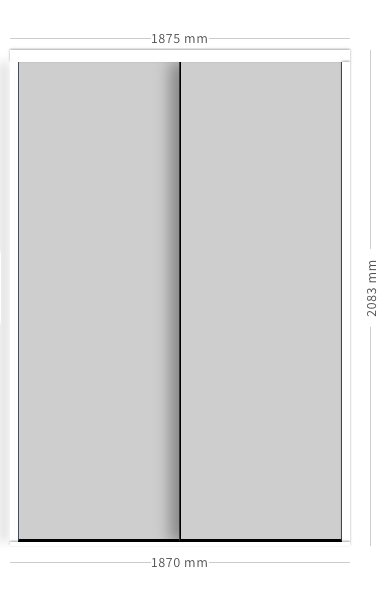 Door Set (Garage robe 2 ) – Spacemaker Wardrobes