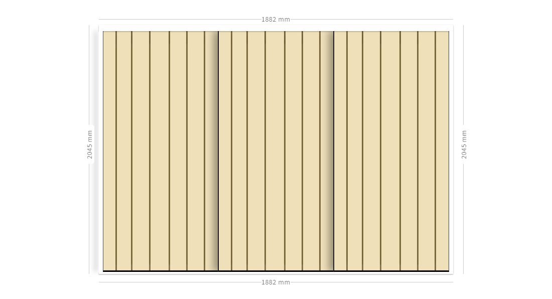 Door Set (Linen cupboard) Spacemaker Wardrobes