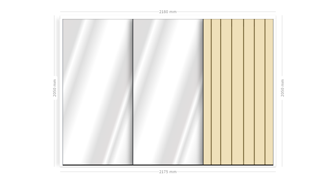 Door Set (Master 1) – Spacemaker Wardrobes