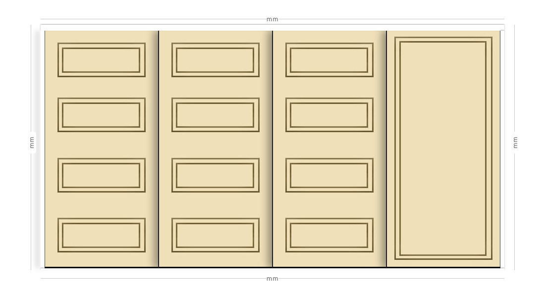 Door Set (Plain bedroom)