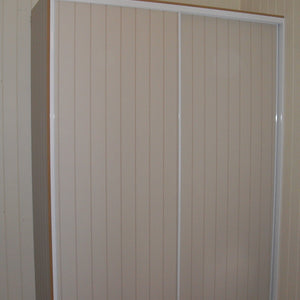 White framed, Colonial VJ (Primed) doors