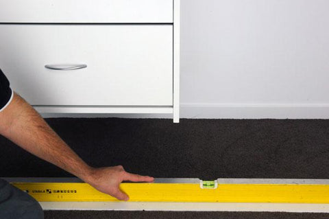 Check the levelness of the floor