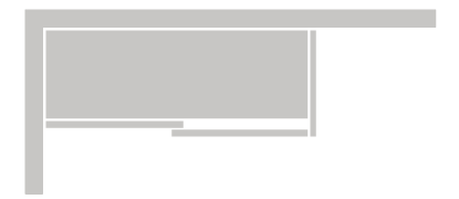 Corner to the left wardrobe opening