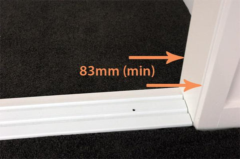 Measure the door jambs (top, bottom & sides)