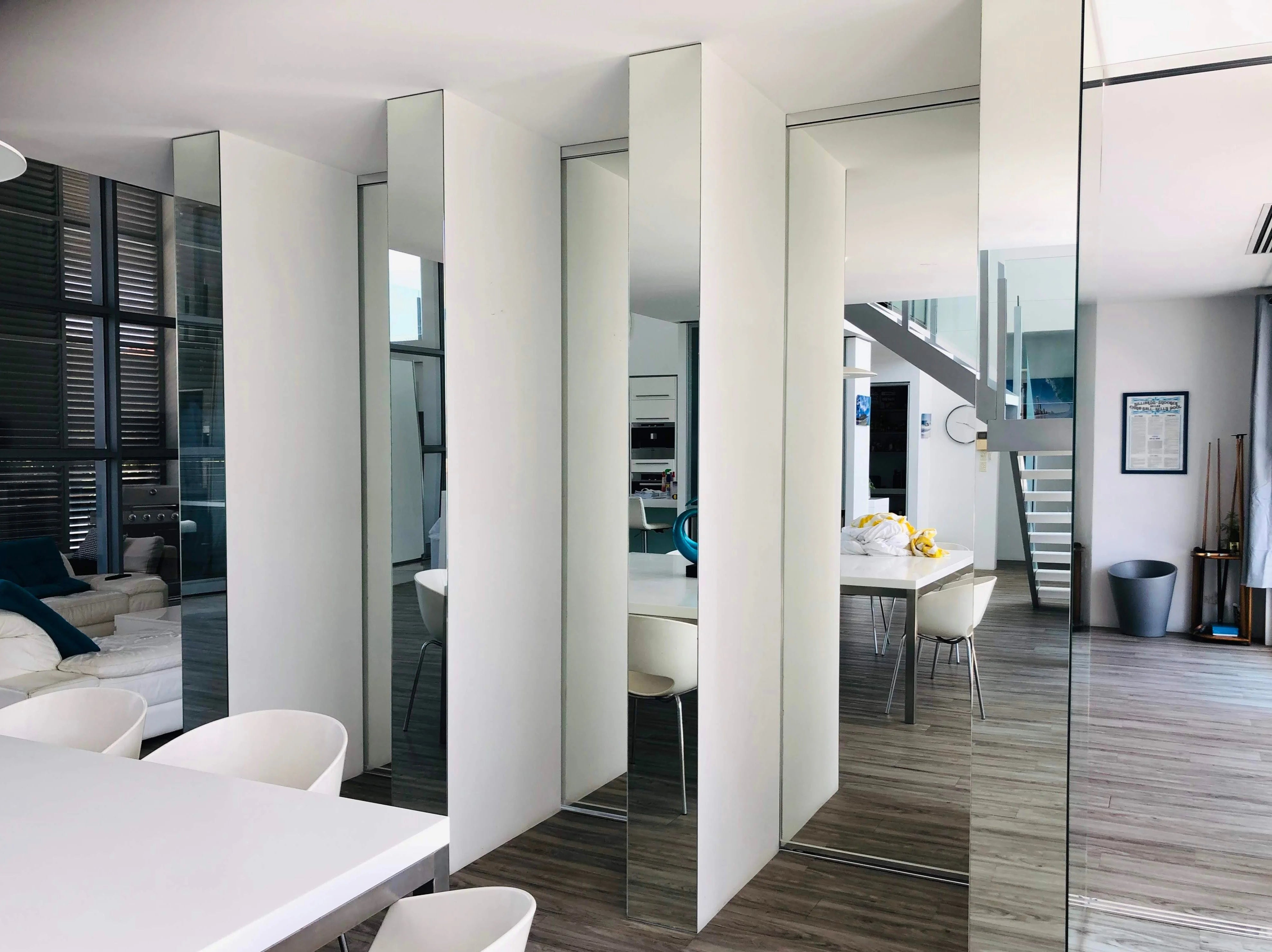 Sliding wardrobe doors