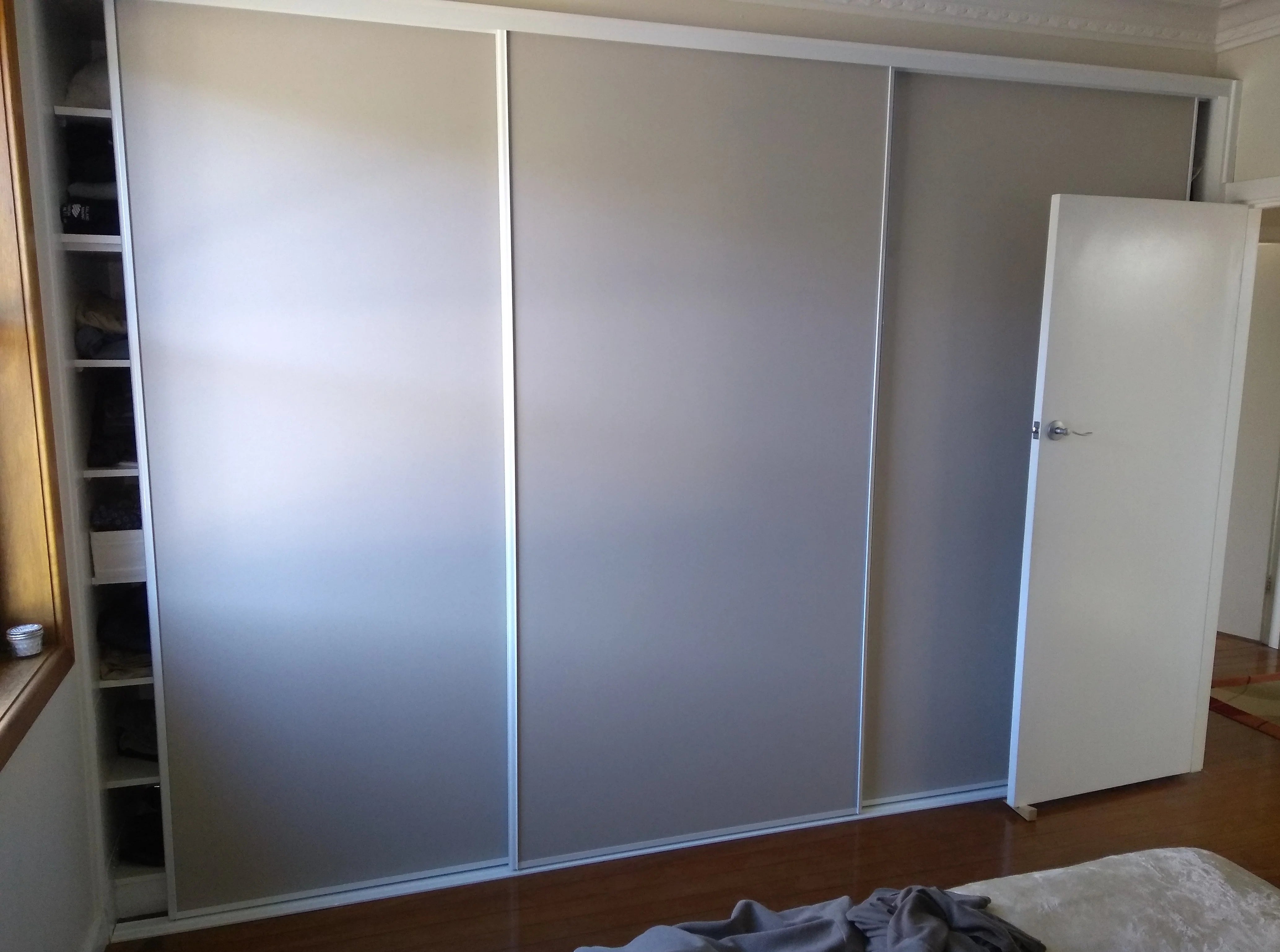 Sliding wardrobe doors