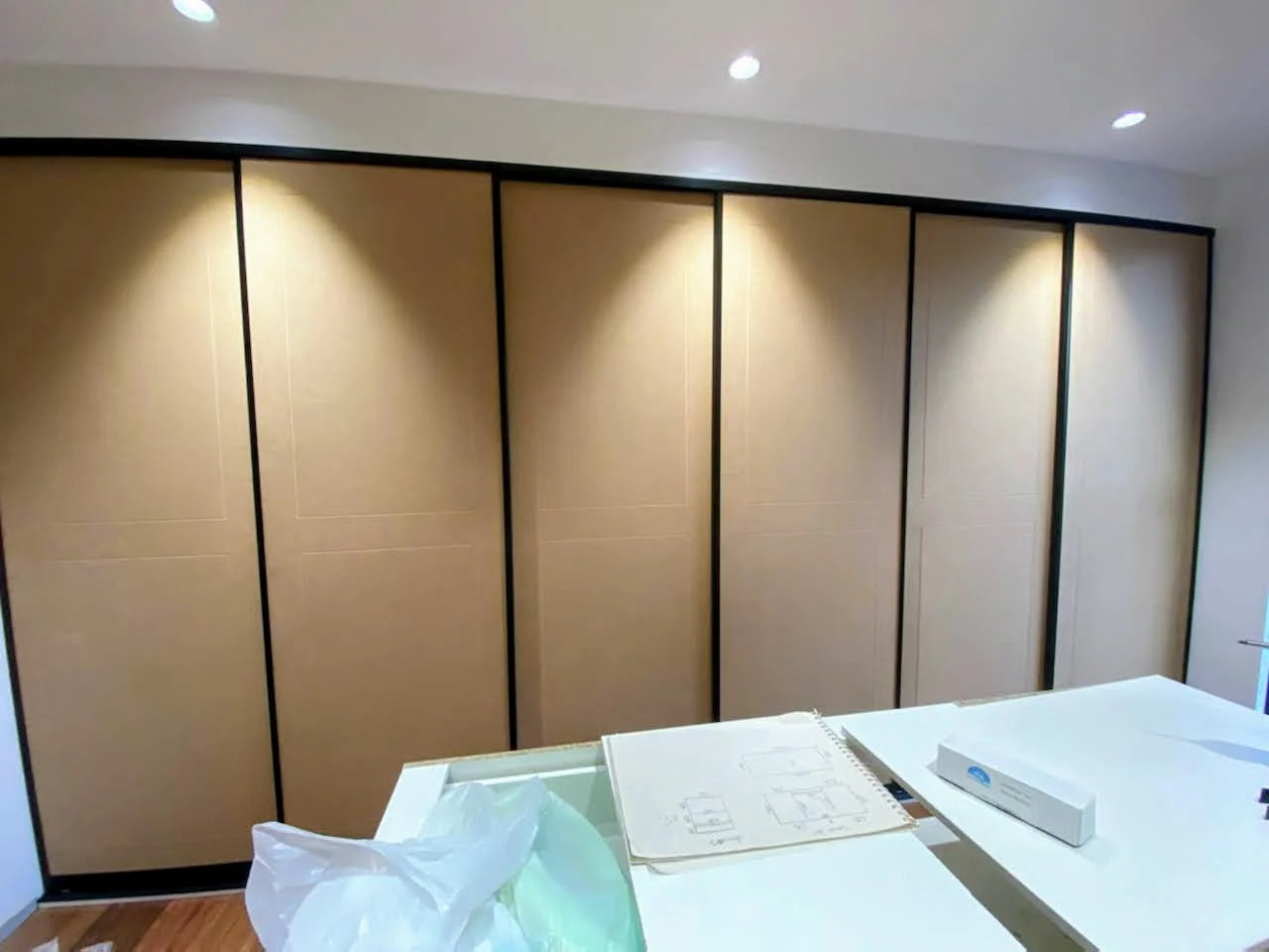 Sliding wardrobe doors