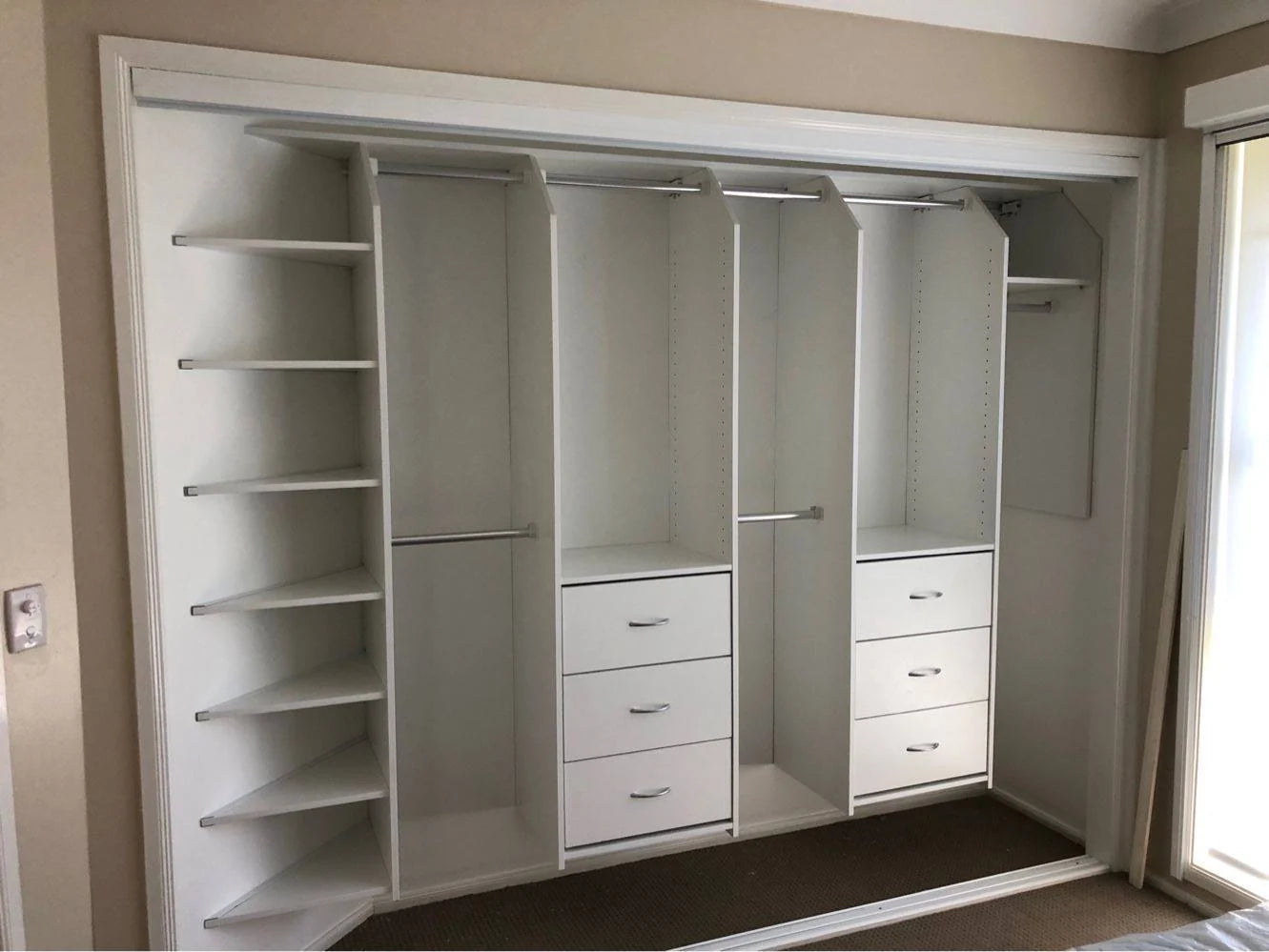 Wardrobe shelving