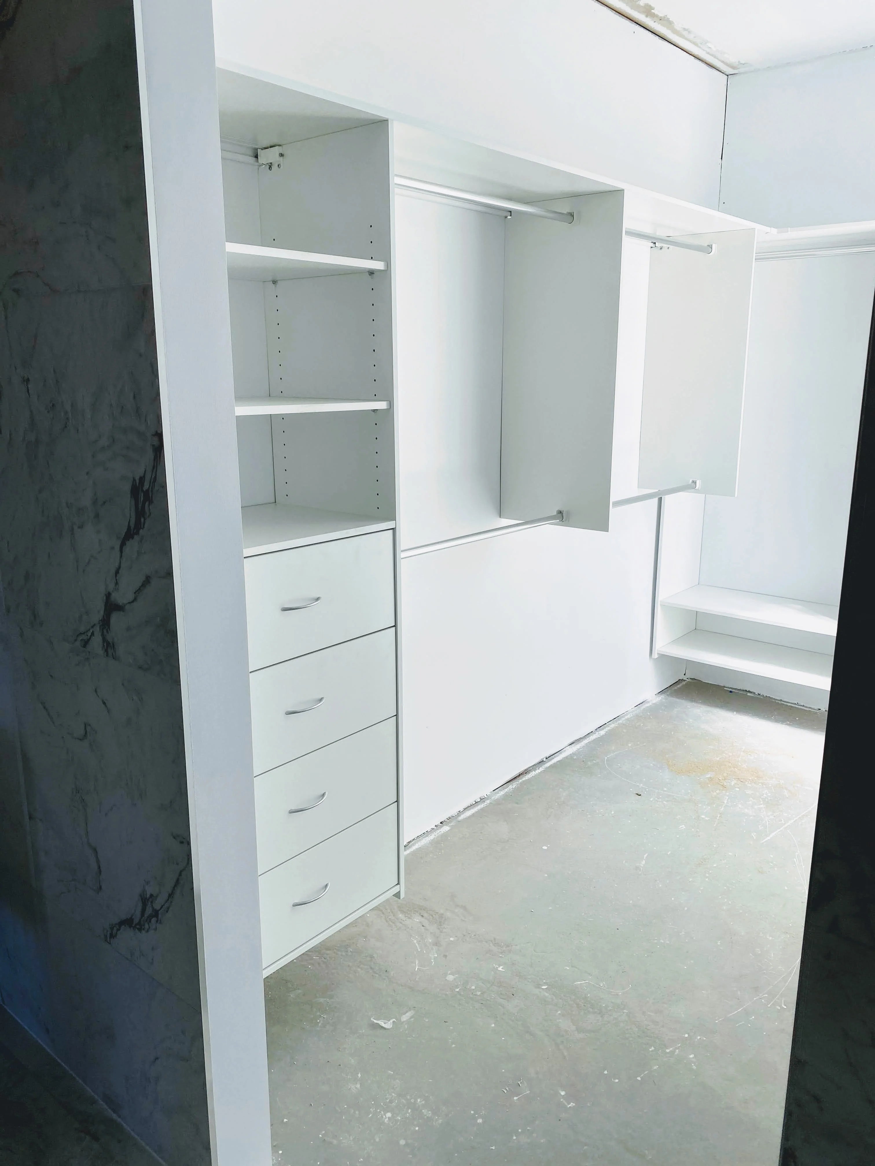 Wardrobe shelving