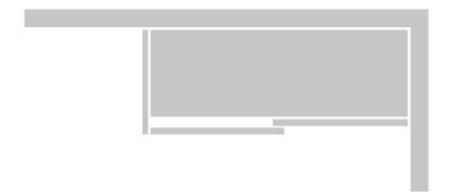 Corner to the right wardrobe opening